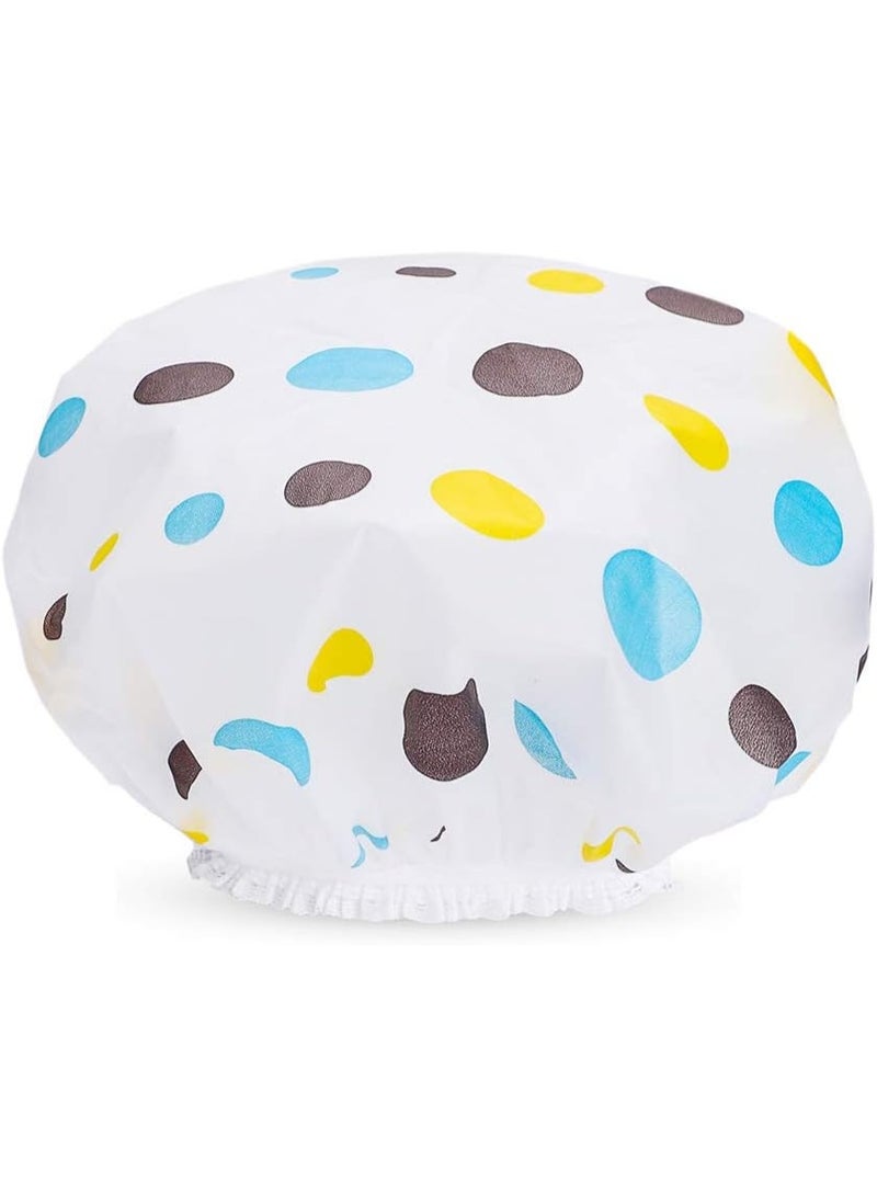 غطاء شعر للاستحمام - مقاوم للماء وقابل لإعادة الاستخدام - غطاء استحمام بلاستيكي (قد يختلف اللون والشكل) - Image 5